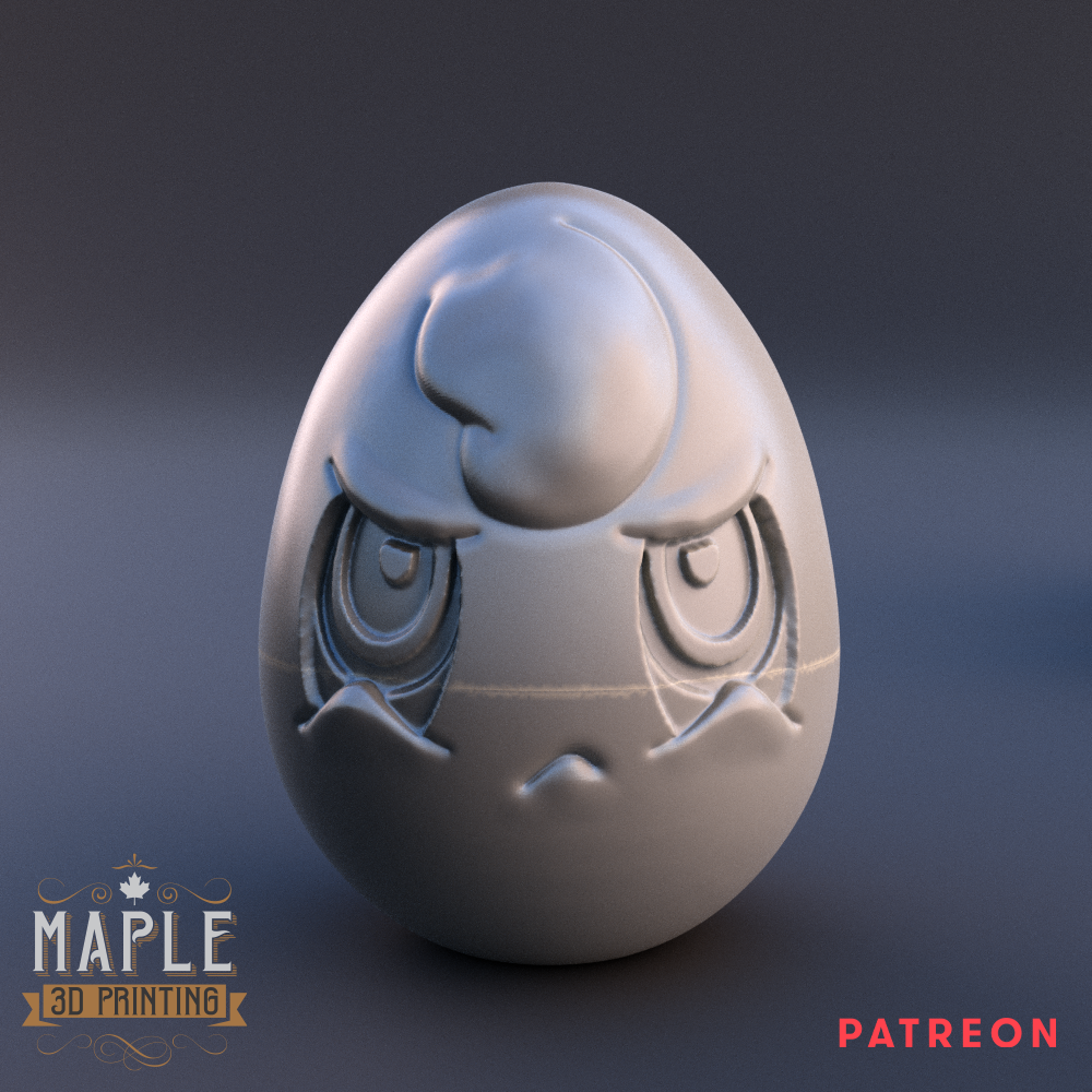 Pokémon Easter Egg - Jigglypuff by Maple 3D Printing