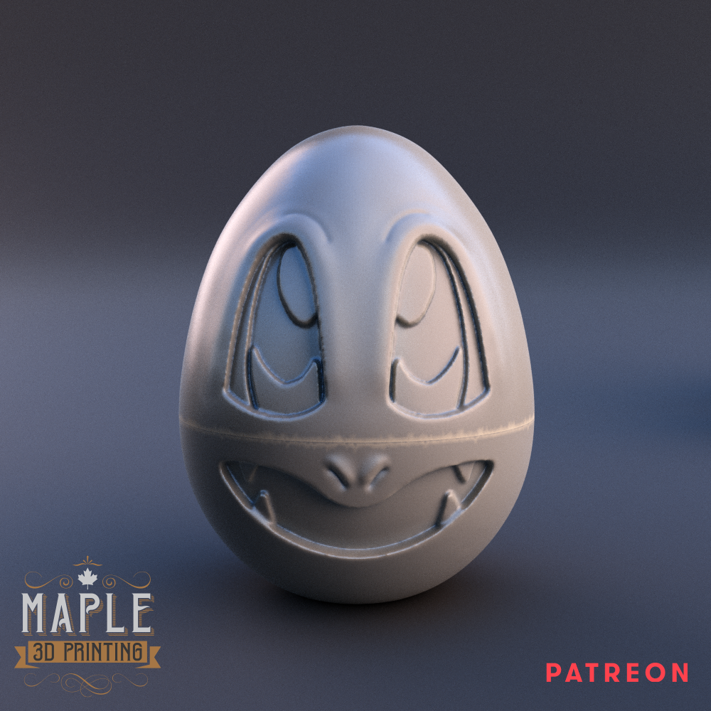 Pokémon Easter Egg - Charmander by Maple 3D Printing