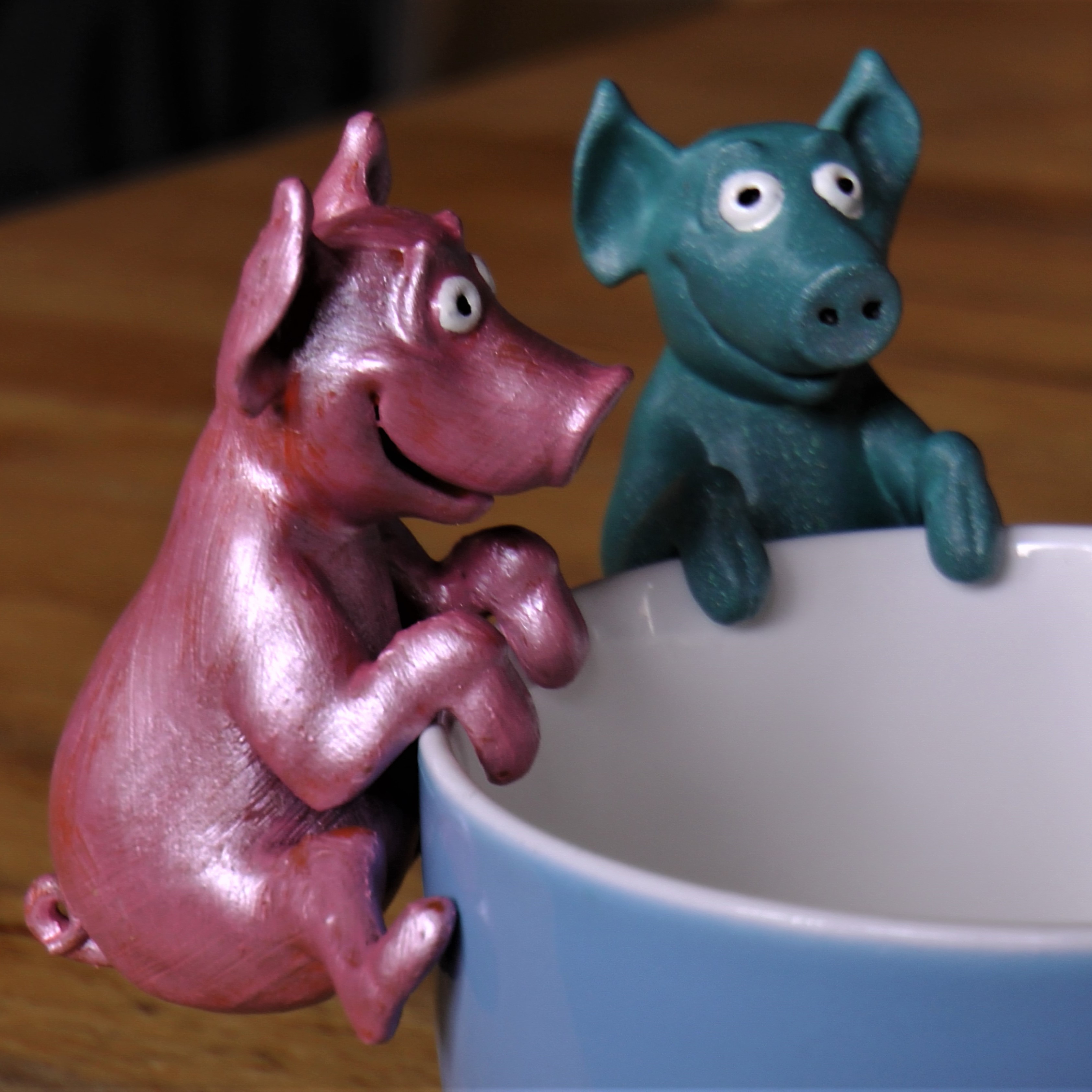 STL file cute little Pig 🐖 ・3D printable design to download・Cults