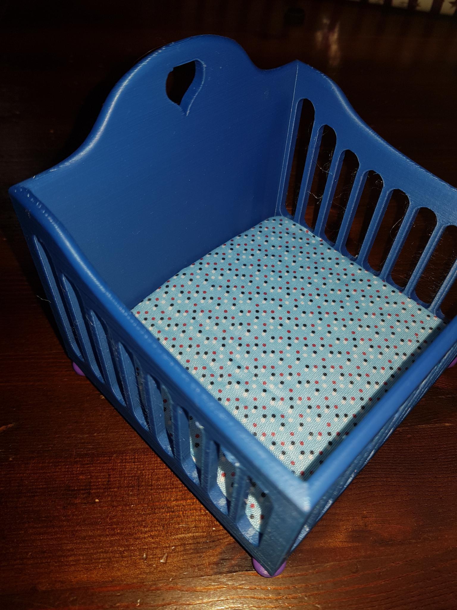 👶 Barbie Baby Bed Bed・ STL File for ・Cults