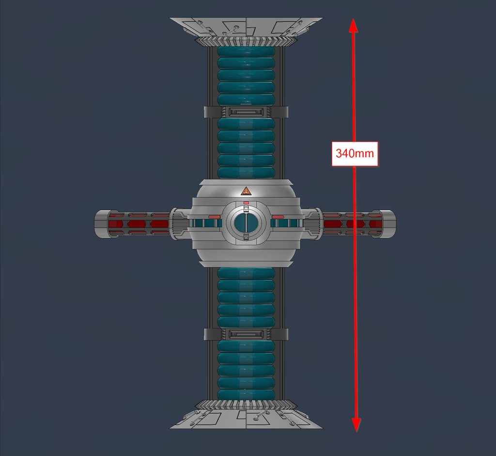 Archivo 3D gratuito NCC-1701-D Enterprise Reactor de núcleo Warp 🖖 ...