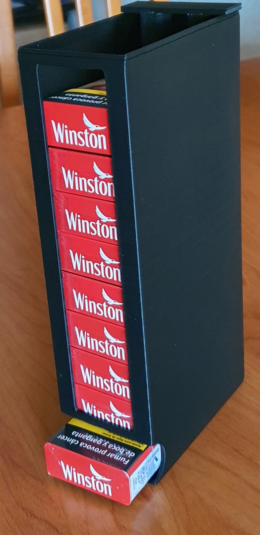 cigarette pack dispenser 🚬 Dispenser for standard and long size cigarette packs・ STL File for ・Cults