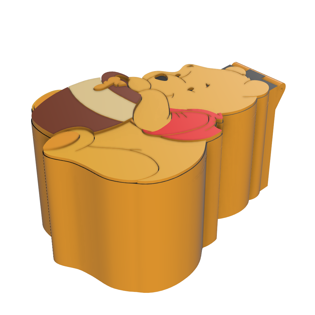 Pooh Box Rabbit 免费 STL 文件 Winnie The Pooh Box 📦 ・可下载模板和 3D 打印・Cults