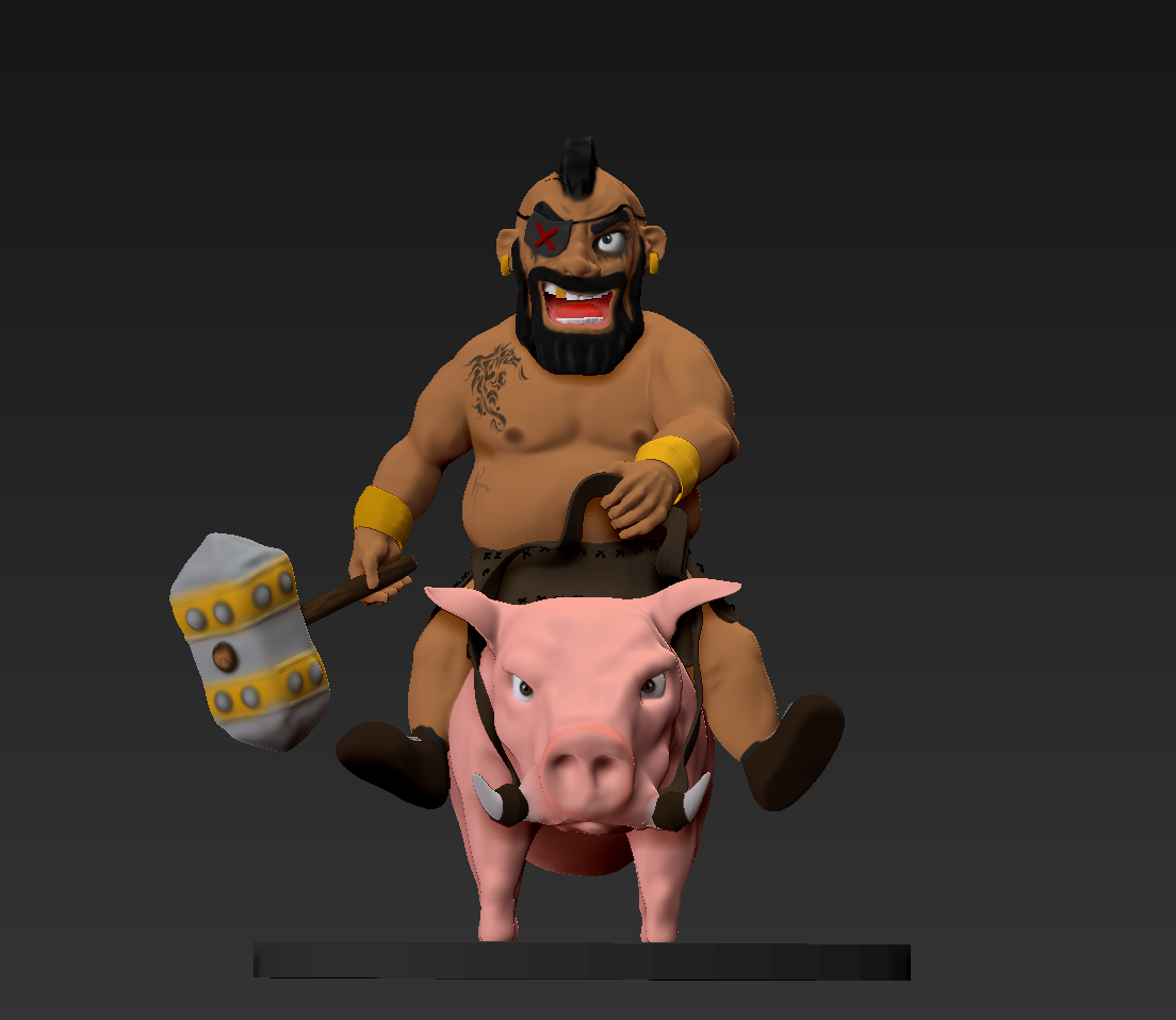 3D file Hog rider 🐗 ・Model to download and 3D print・Cults