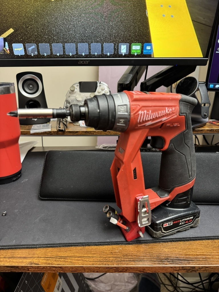⛽ Milwaukee FUEL M12 FDDX Drill Stand - Universal・Free 3D File for ・Cults