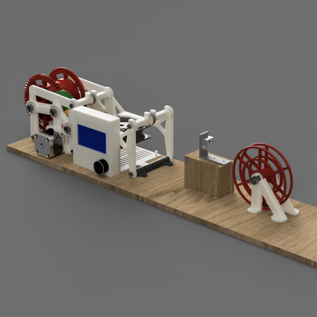 🧑🔧 Bobinadora PullStruder de plástico PET・Archivo 3D Gratis para ・Cults