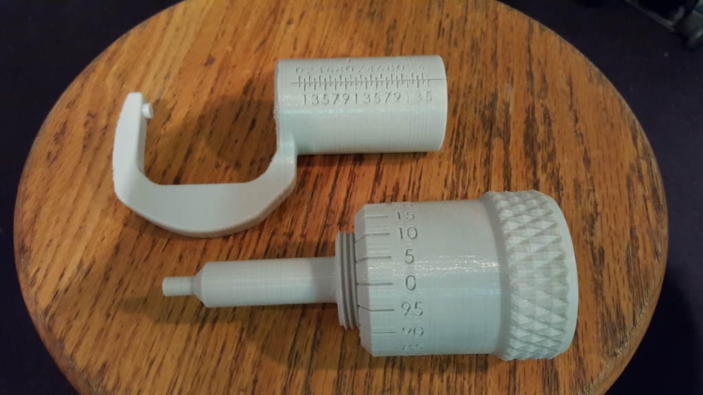 🛠️ Micrometer Set Inch/Metric・Free 3D File for ・Cults