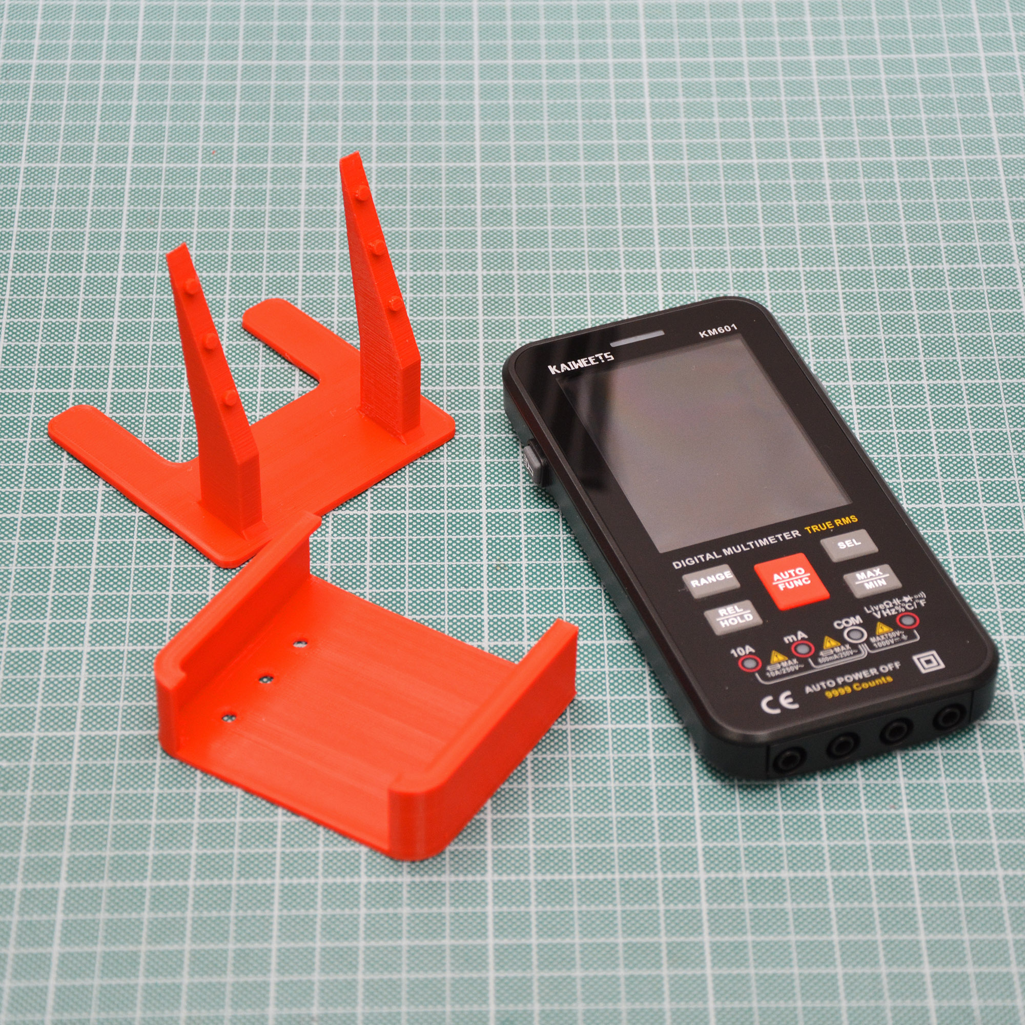 STL file Digital Multimeter Kaiweets KM601 and ST600Y desk stand ...