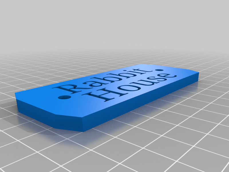 Svg Rabbit House Sign 🐇 Rabbit House Sign・Free STL File for ・Cults
