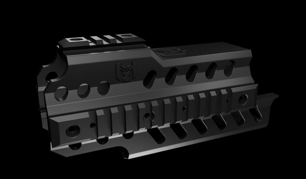 Free 3D file Airsoft M249 handguard 🔫 ・3D printable object to download