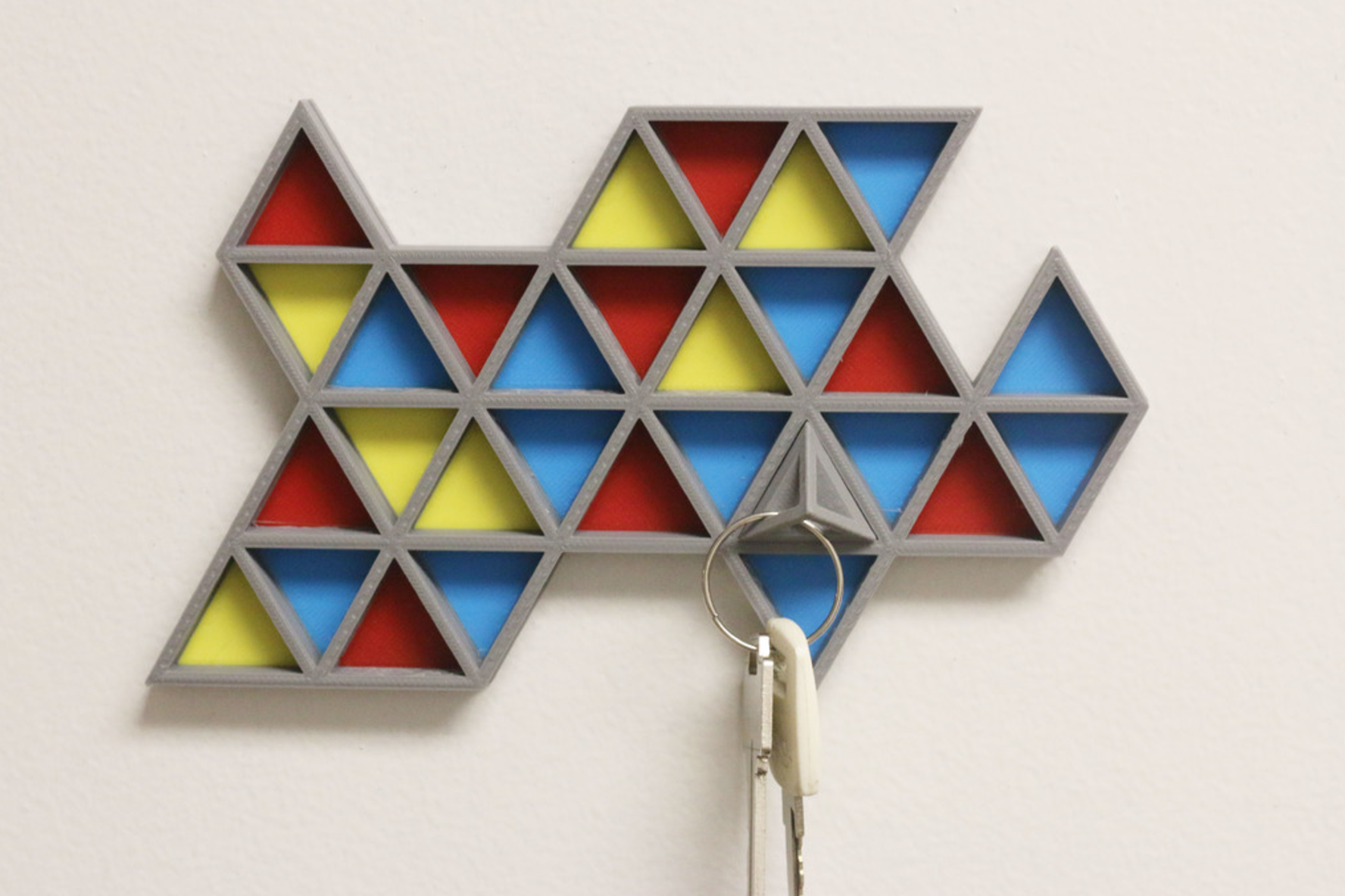 Free STL file Multi-Color Key Rack 🔑・3D printable model to download・Cults