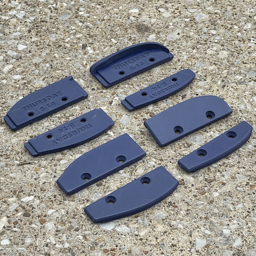 🎲 Razors Four Piece Genesys Sole Plates・Free 3D File for ・Cults