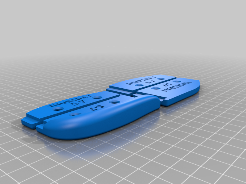 🎲 Razors Four Piece Genesys Sole Plates・Free 3D File for ・Cults