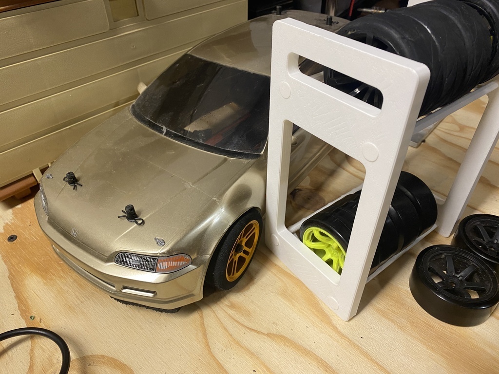 Free 3D file RC 1/10 touring and drift wheel rack 🛞 ・3D printing ...