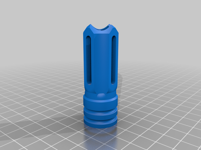 Archivo 3D gratis Gel Blaster Hop Up Flash Hider ⬆️ ・Diseño por