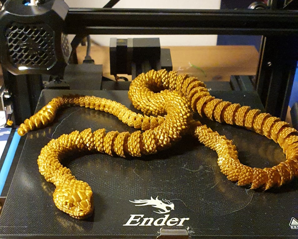 Serpiente y cascabel