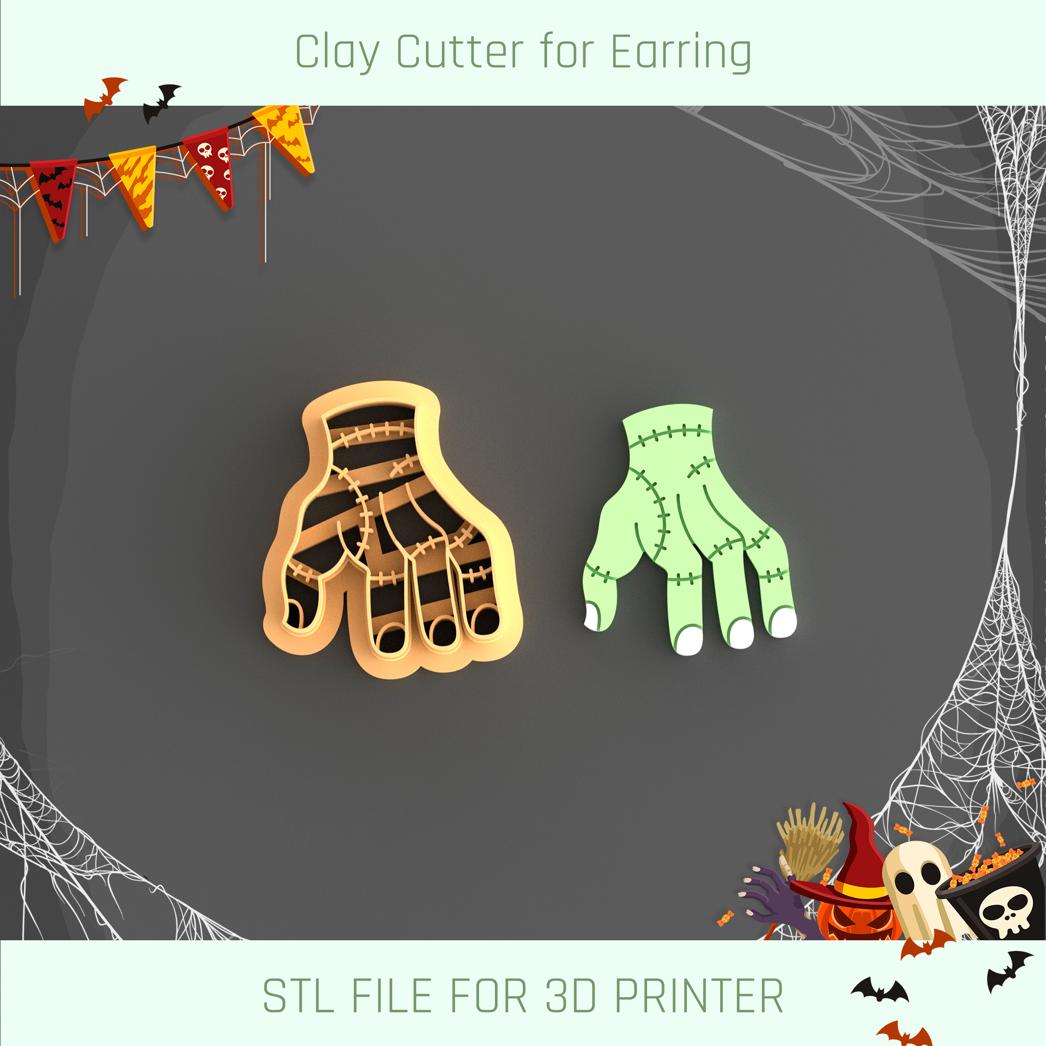 Frankensteins Hand・ 3D File for 3D printing・Cults