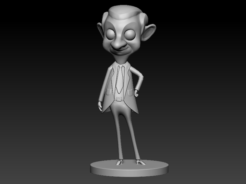Free STL file Mr Bean 👹 (OBJ)・3D printer design to download・Cults