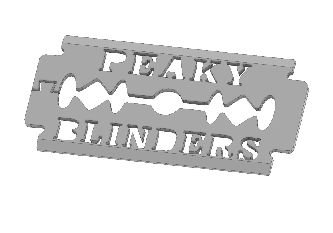 Free STL file Peaky Blinder Razor Balde 🪒 ・3D printing template to
