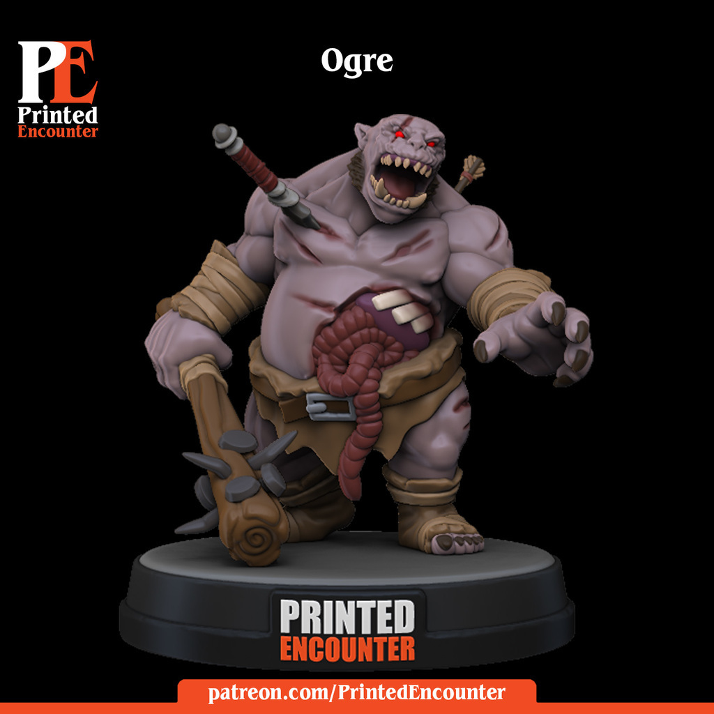 👹 Ogre Zombie・Free STL File for 3D printing・Cults