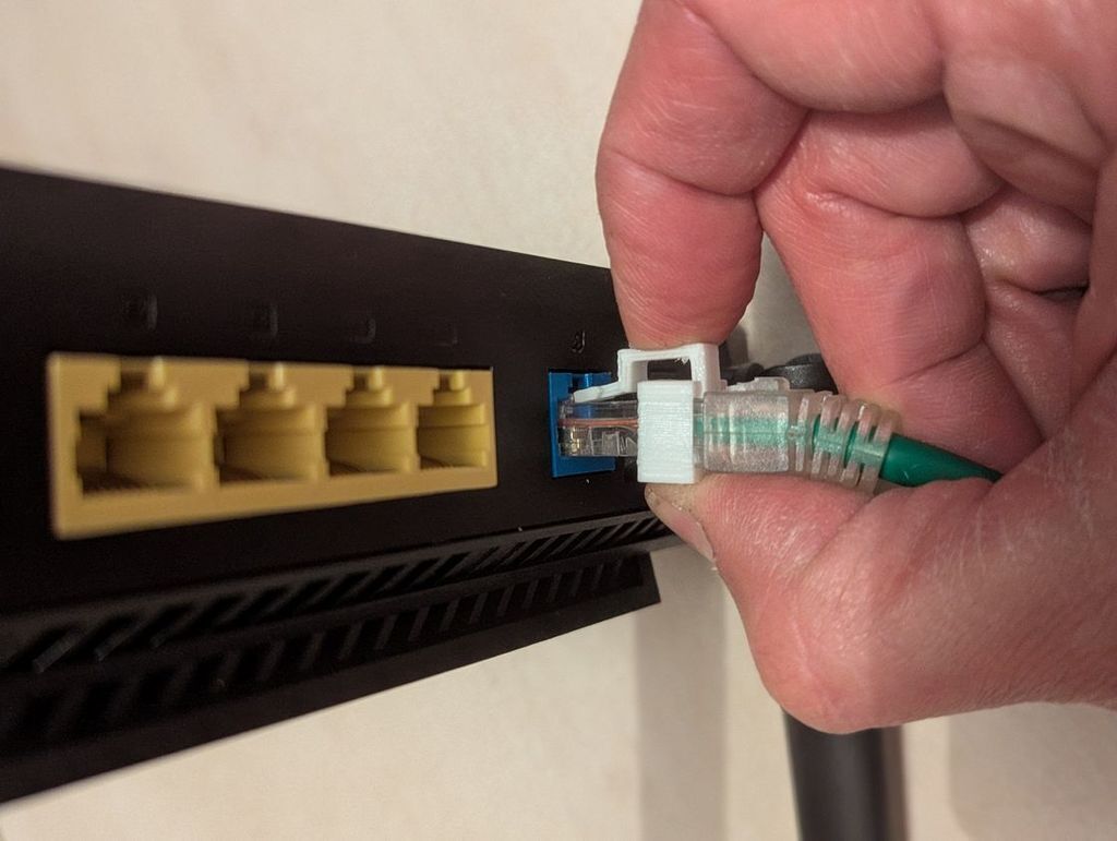 ⚙️ RJ45 Ethernet fix repair broken clip (kit in 2 parts easy to print ...