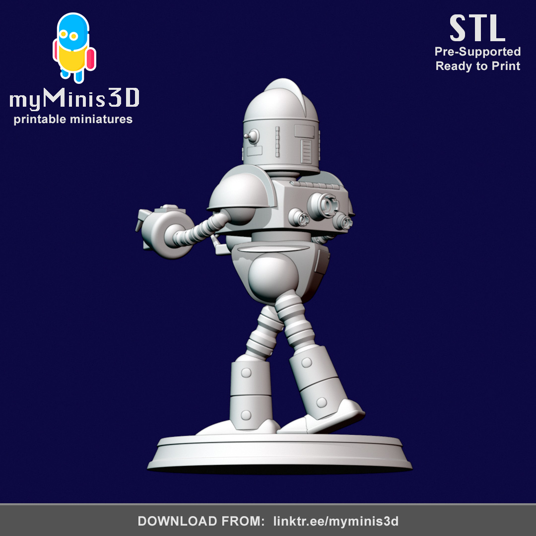 👾 Warrior 2 of the Invader Robots Warband | 3D print models