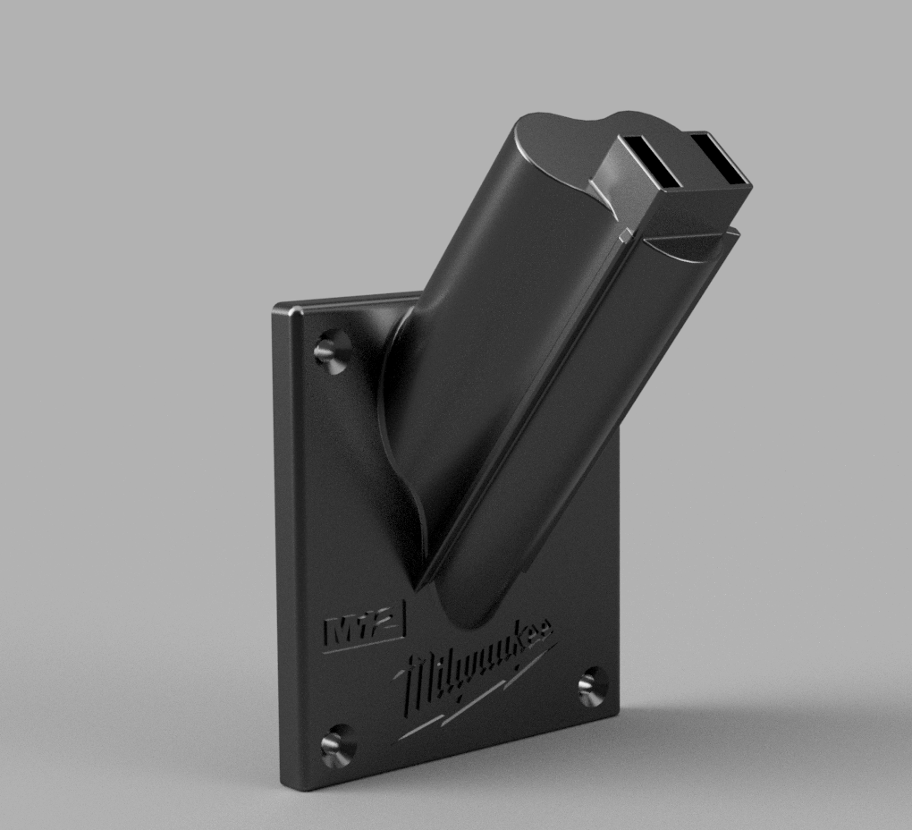 STL file Milwaukee M12 tool holder 🔧 ・3D printer design to download・Cults