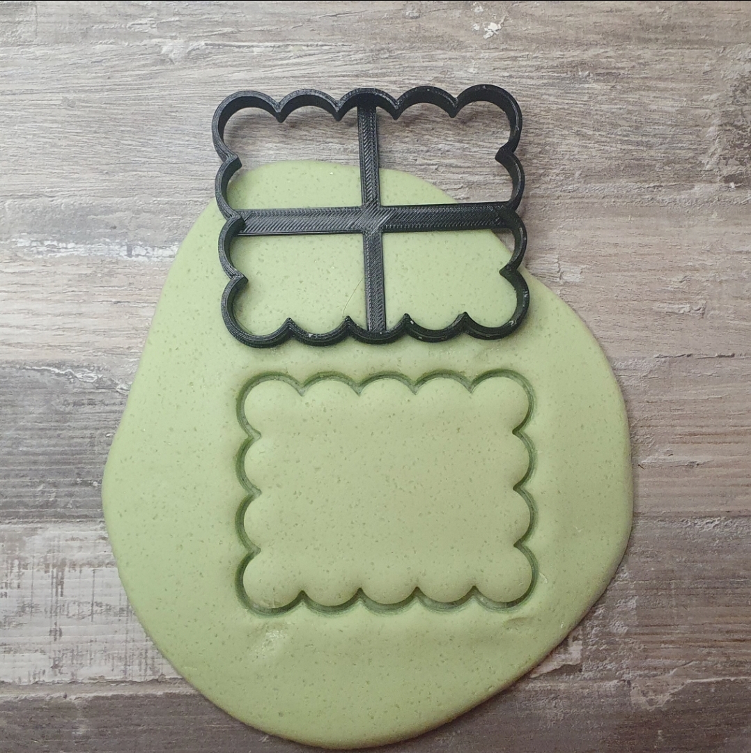 🧈 Butter Biscuit shortbread Cookie Cutter / Butterkeks Ausstecher Ausstechform・Kostenlos STL Datei für 3D-Druck・Cults
