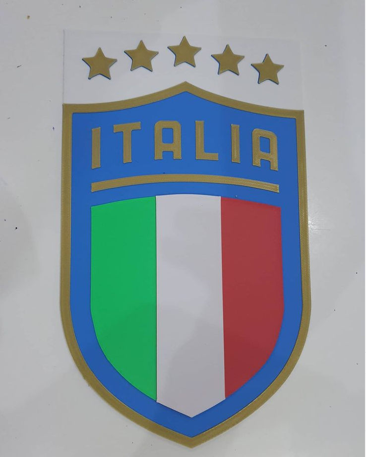 Fichier STL Logo De L Italie Mod le Imprimable En 3D T l charger Cults