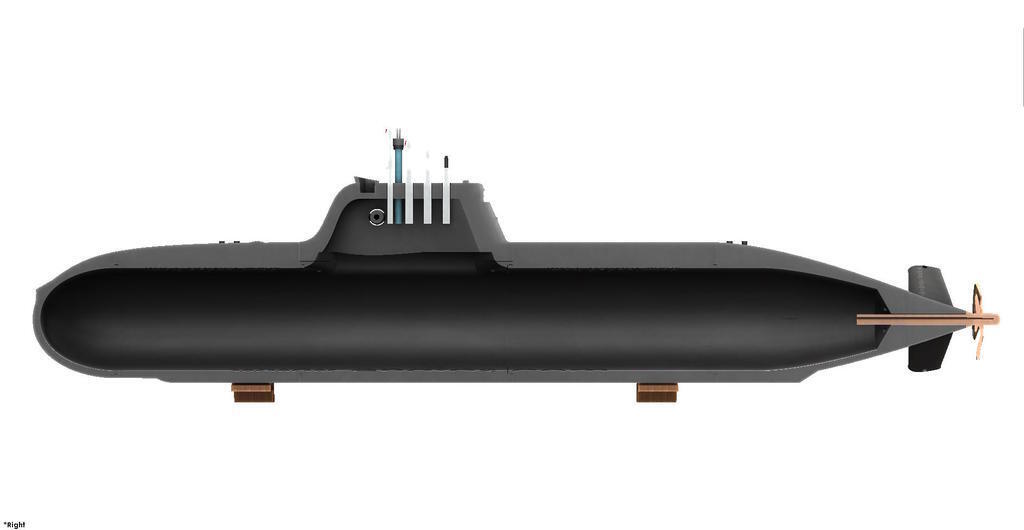 ⛵ Type 212 Submarine, U-Boat・Free 3D File for ・Cults