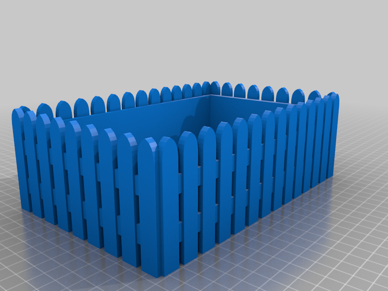 Free STL file Picket Fence Planter 🪴 ・3D printable design to download・Cults