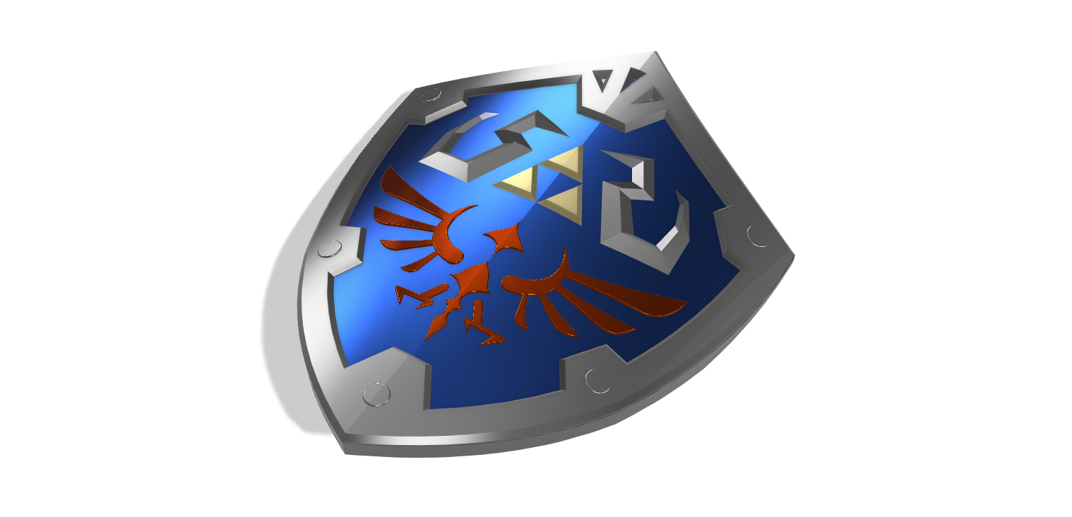 🔗 LINK Hylian Shield STL FILES [Legend of Zelda]・ 3D File for ・Cults
