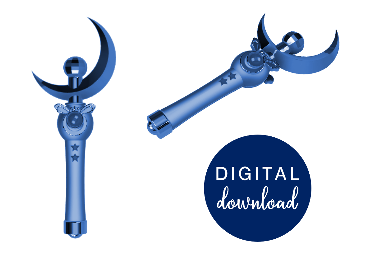 SAILOR Moon, Moon Stick STL FILES [Sailor Moon Crystal]