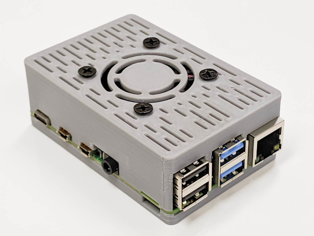 Free STL file Raspberry Pi 4 case (40mm or 30mm fan) 🖥️ ・3D printer ...
