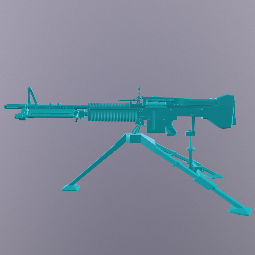 STL 文件 M60 🔫 （OBJ）・可下载 3D 打印设计・Cults