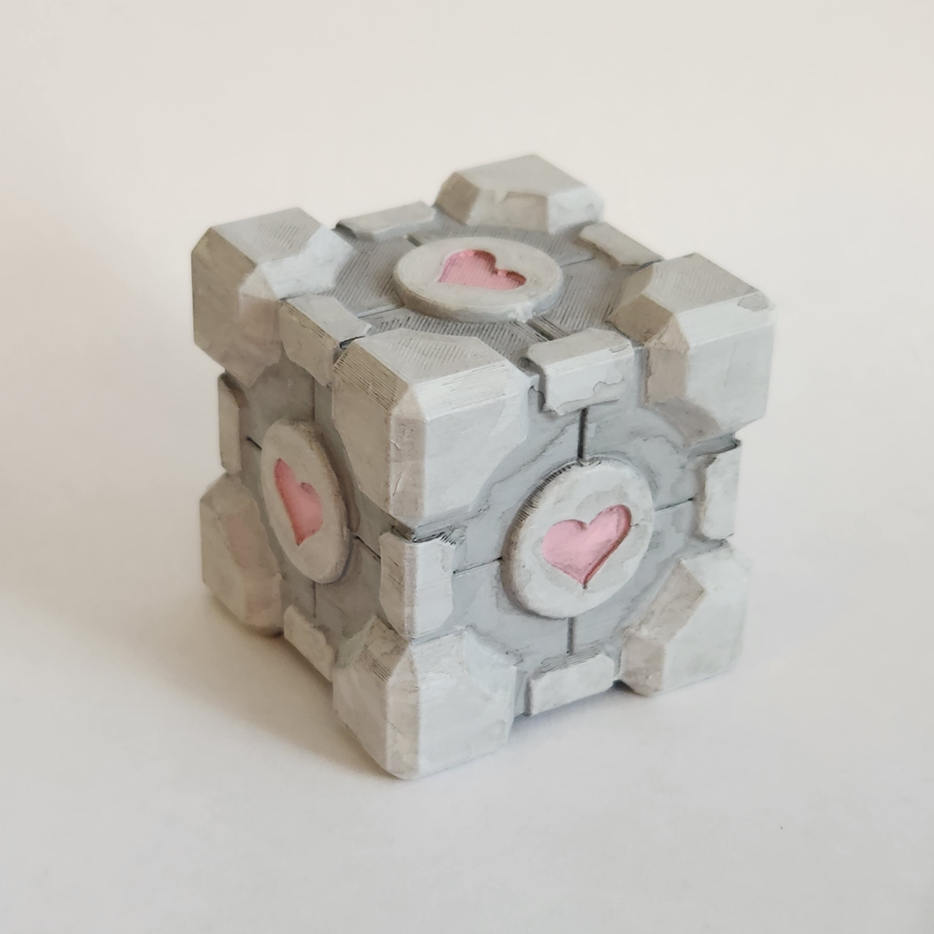 3D printing Weighted Companion Cube・Cults