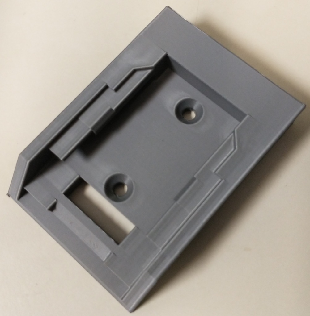 Free 3D file Flat Bottom DeWalt Battery Holder 🔋 ・3D print design to ...