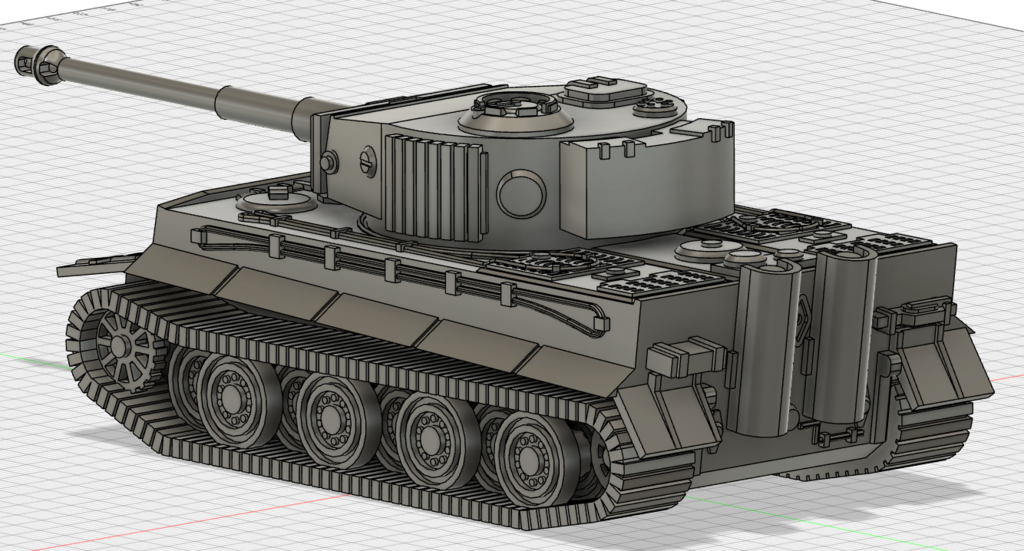 🐅 Armored Fighting Vehicle VI Tiger 1 E・Free STL File for ・Cults