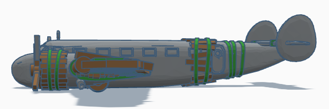 🇲🇬 Madagascar 2 Lockheed Model 10 Electra・Free STL File for ・Cults