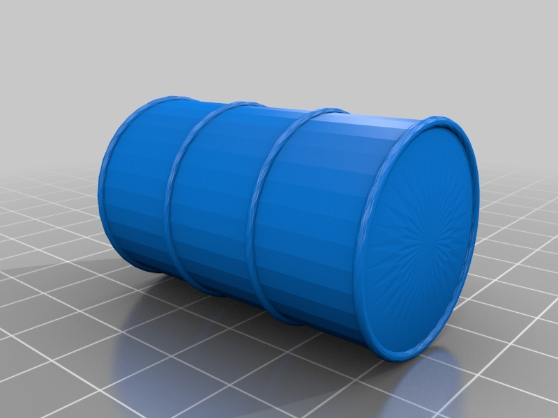 Free STL file 44 gallon drum (1/35 1/72 and more) 🥁 ・3D printer design ...