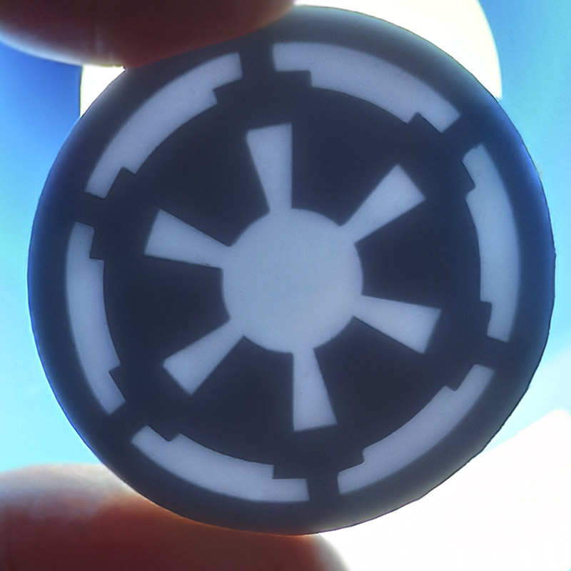 ⭐ Star Wars - Imperial Lithophany Emblem / coin / plaque / Insignia ...