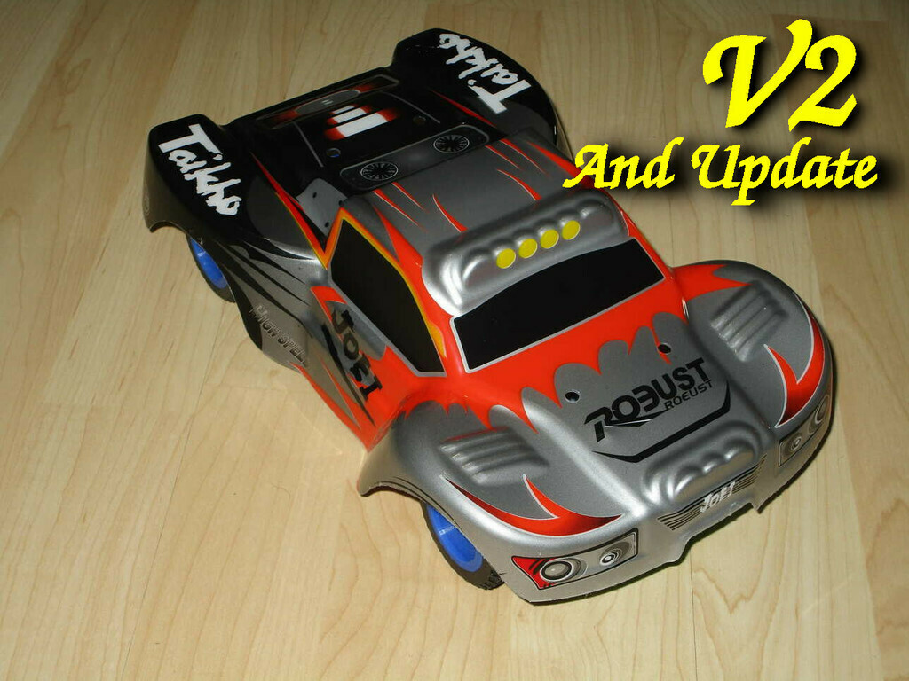 🚗 UPDATE for bodywork supports! (Fully 3D printable 1/18 rc car chassis ...