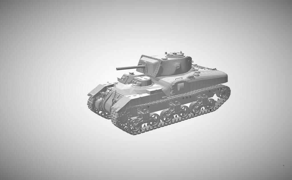🪖 Tank Canadian RAM II Early 1/35 rev・Free 3D File for ・Cults