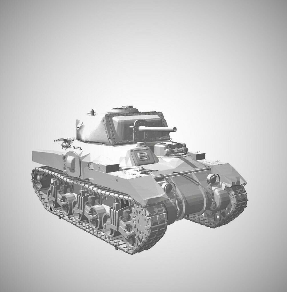 🪖 Tank Canadian RAM II Early 1/35 rev・Free 3D File for ・Cults