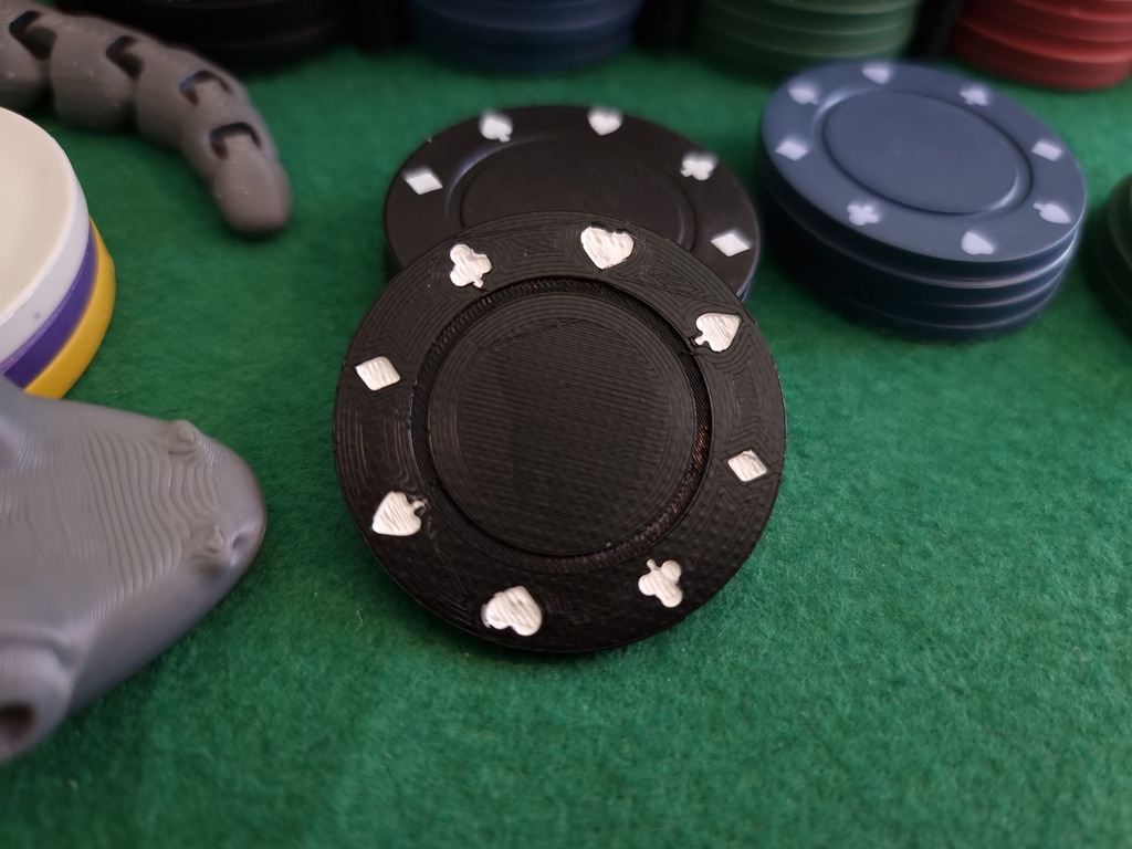 Бесплатный 3D файл Фишки для покера Texas Hold'em 🎲 ・Дизайн 3D-принтера ...