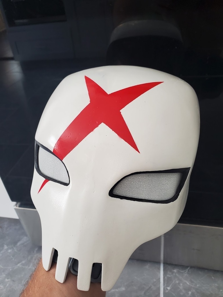 Free 3D file Red X mask 🦸 ・3D printer model to download・Cults