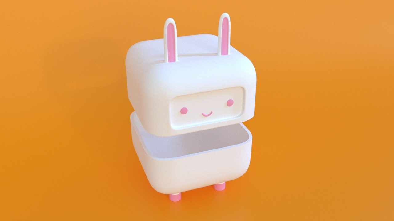 STL file Box Bunny 📦 ・3D printing model to download・Cults