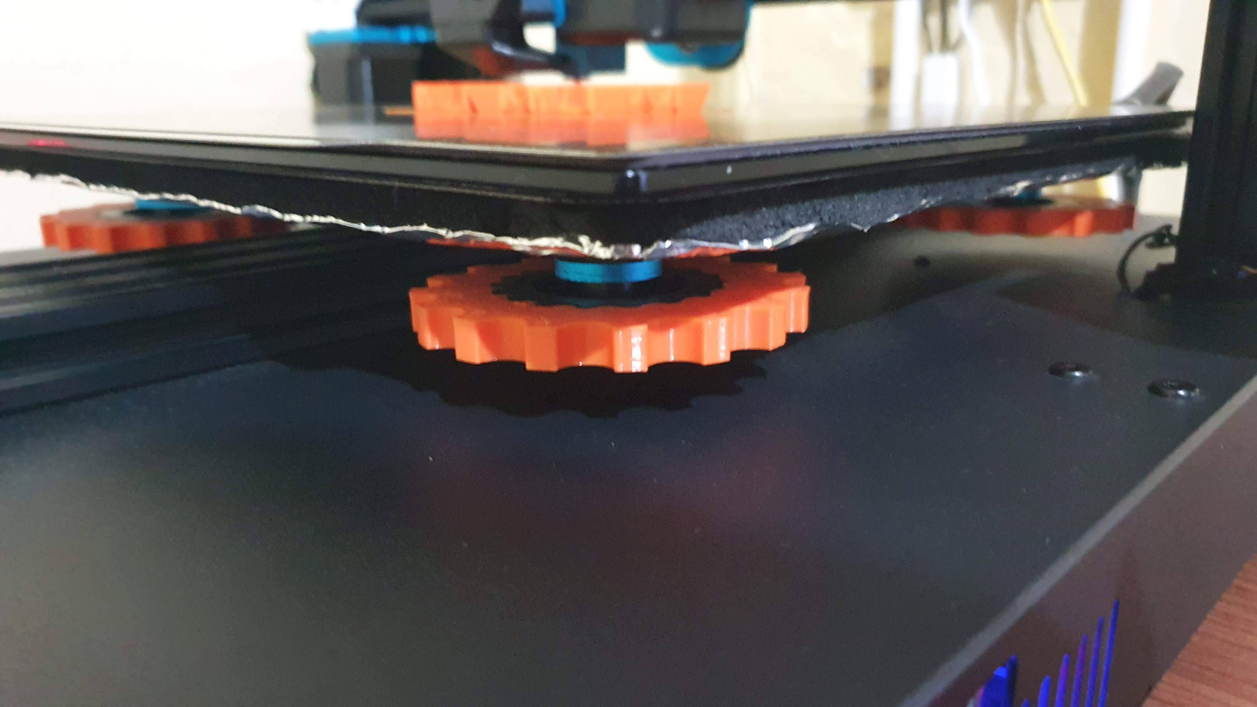 3D printed Bed Leveling Wheel Enlarging Ring Artillery Sidewinder X1