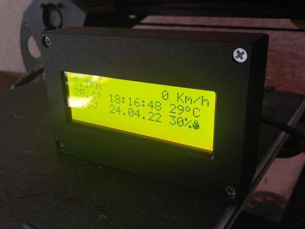 📦 Box for LCD 2004 i2c・Free STL File for ・Cults