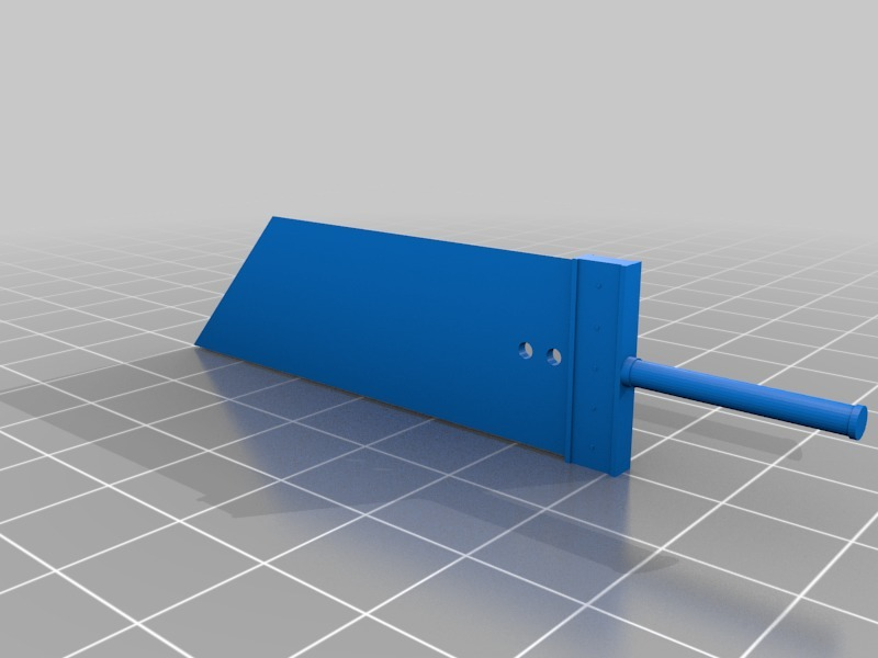 Free 3D file Cloud Buster Sword [Final Fantasy VII], Creo 3.0 Modeling ...